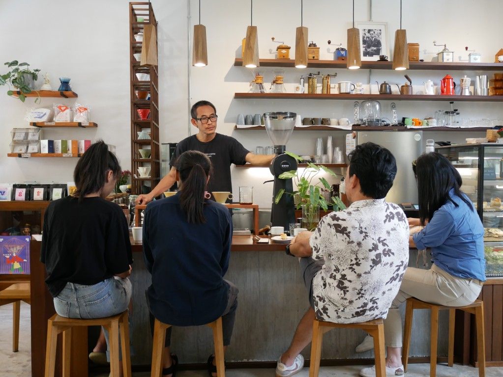 Chill out with Drip King, Pi, at Nine One Coffee Farm