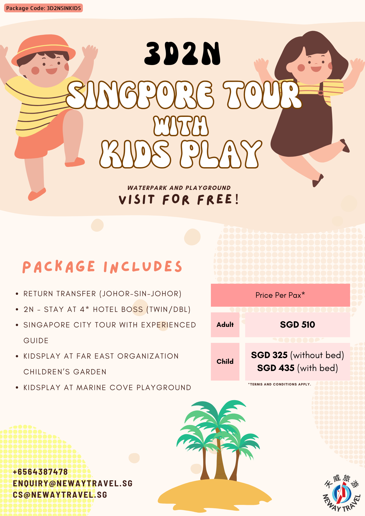 3D2N Singapore Tour with KidsPlay