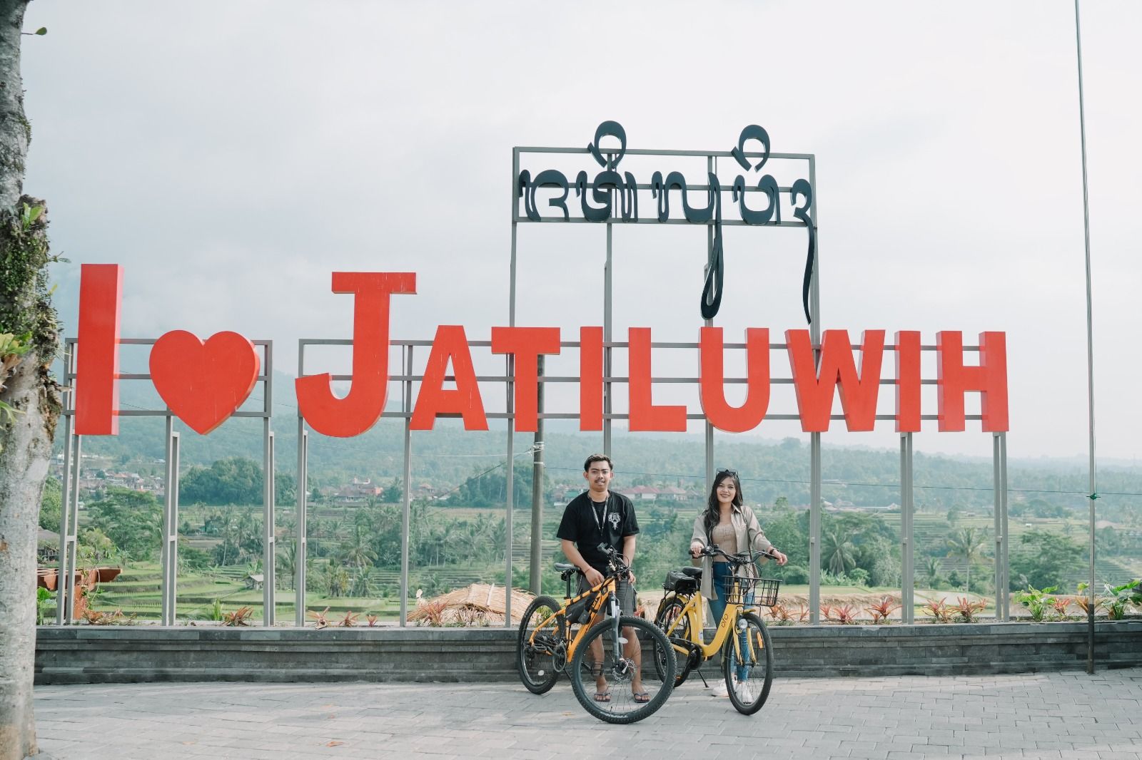 E-Bike at Jatiluwih