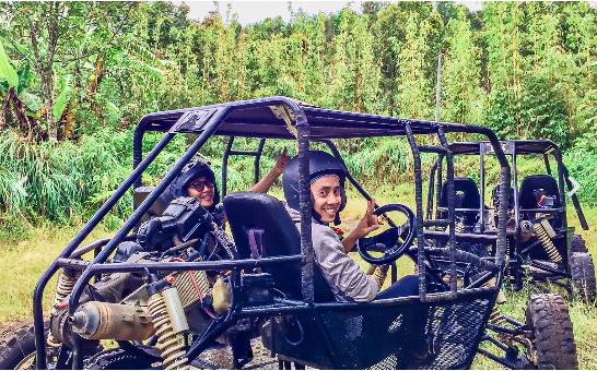 ารสำรวจน้ำตกผีสิงที่ป่า Munduk