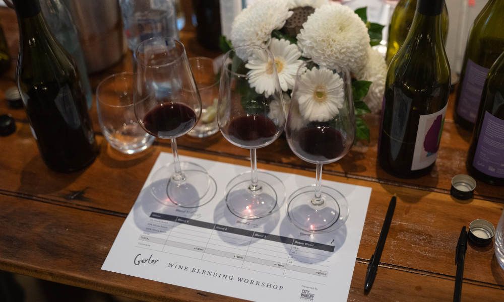 City Winery Wine Blending Workshop