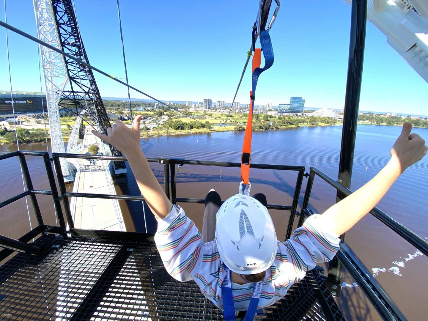 Day/Twilight/Night Express Zip at Matagarup Bridge | Perth