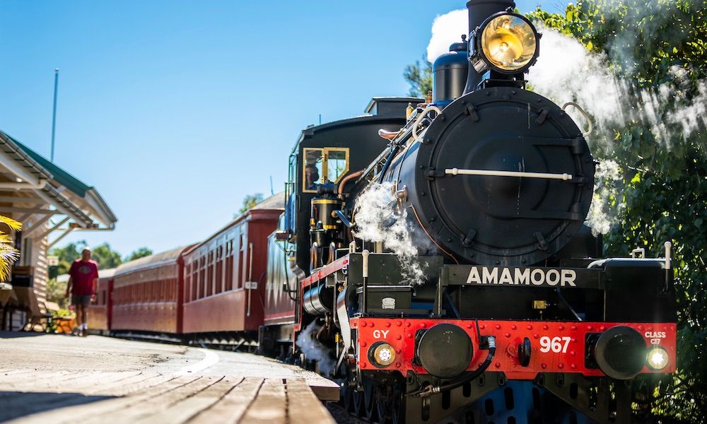 Mary Valley Rattler: Return Heritage Railway Train Journey