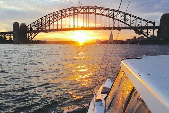 Sunset and sparkle harbor cruise