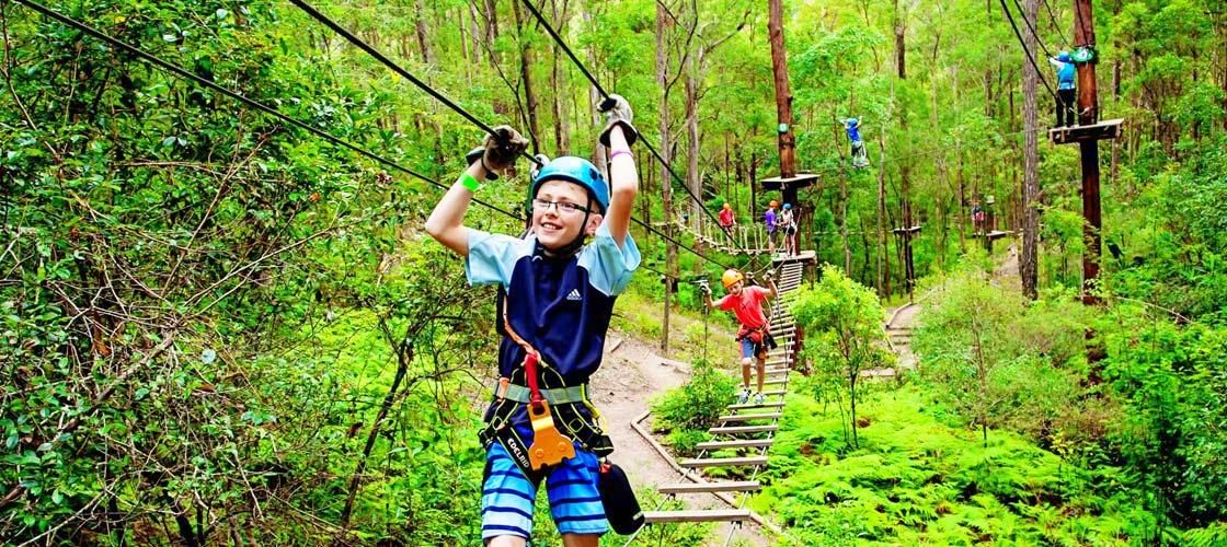 TreeTop Challenge at Currumbin Wildlife Sanctuary
