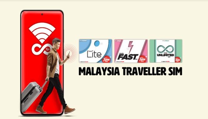 Tune Talk Malaysia Traveller Sim/E-Sim (สำหรับผู้ที่ไม่ใช่ชาวมาเลเซีย)