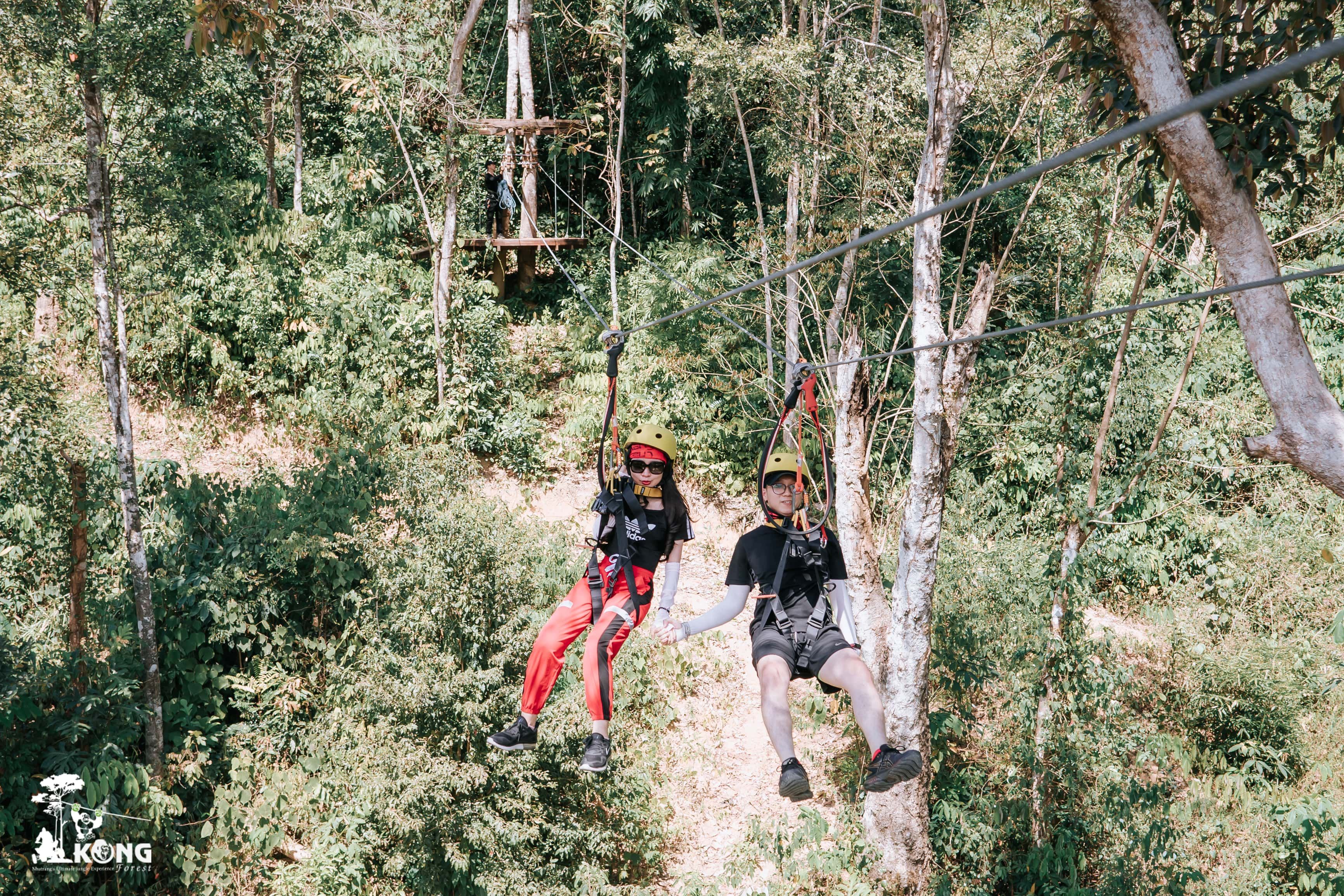 Combo Zipline & ATV in Kong Forrest