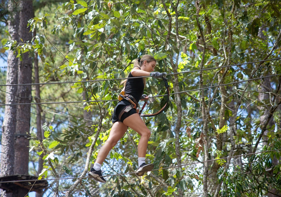 High Rope Course Adventure at Datanla Waterfall