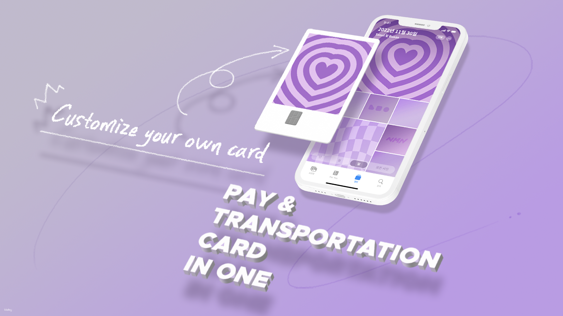 Customizable Prepaid Debit Card - Namane Card (Foreigners Only) | Korea