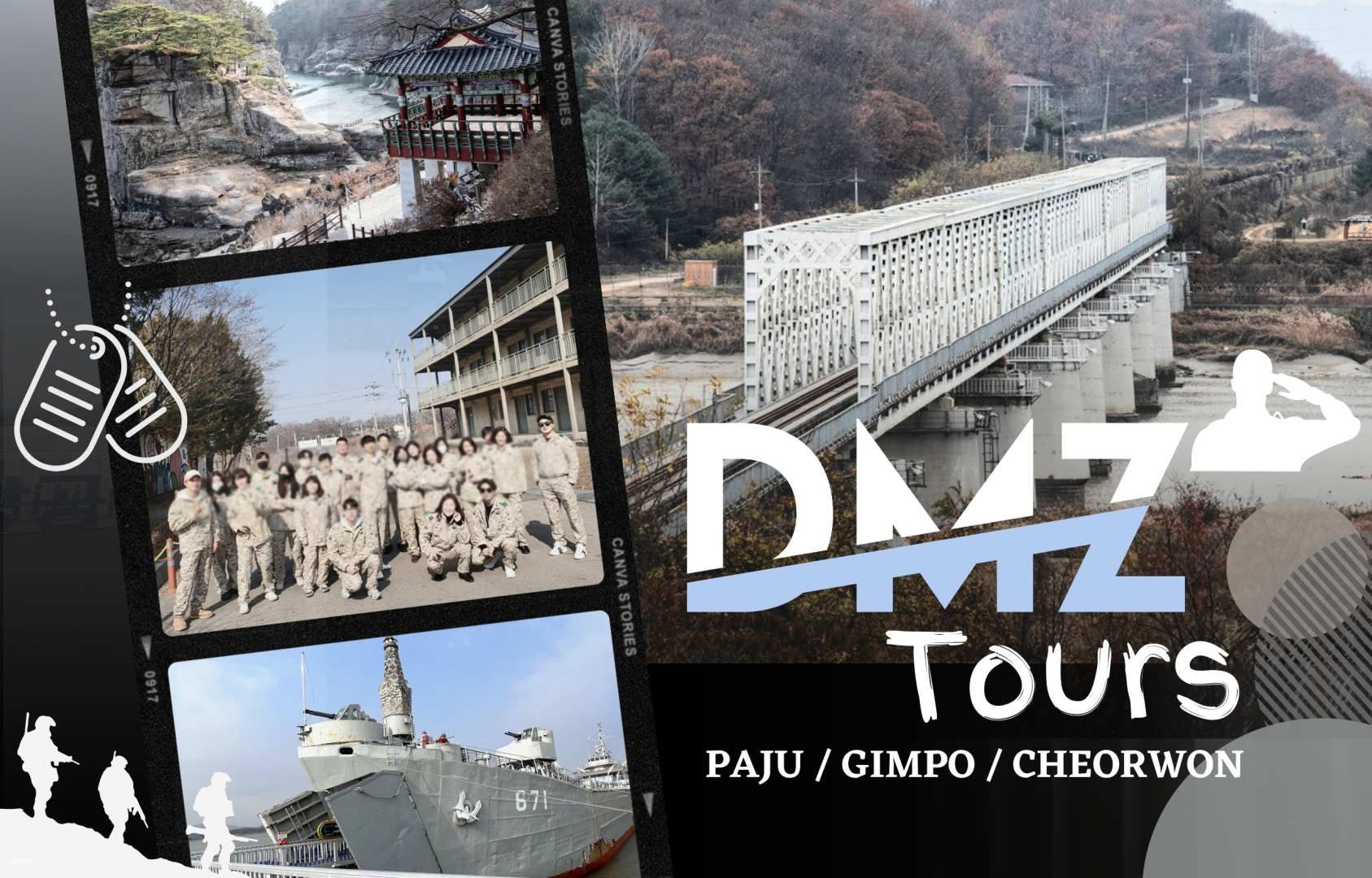 Korea DMZ Day Tour: Visit Gimpo, Paju, Cheorwon Demilitarized Zone, Descendants of the Sun Filming Location | South Korea