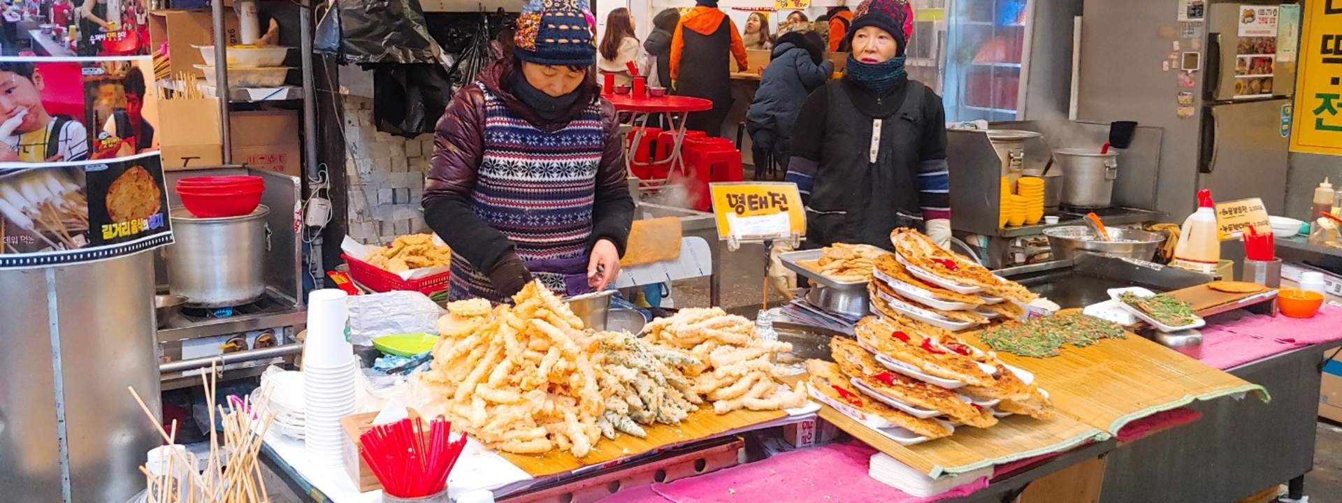 Nampo & Bupyeong Market Night Tour with Korean Food Tasting Experience