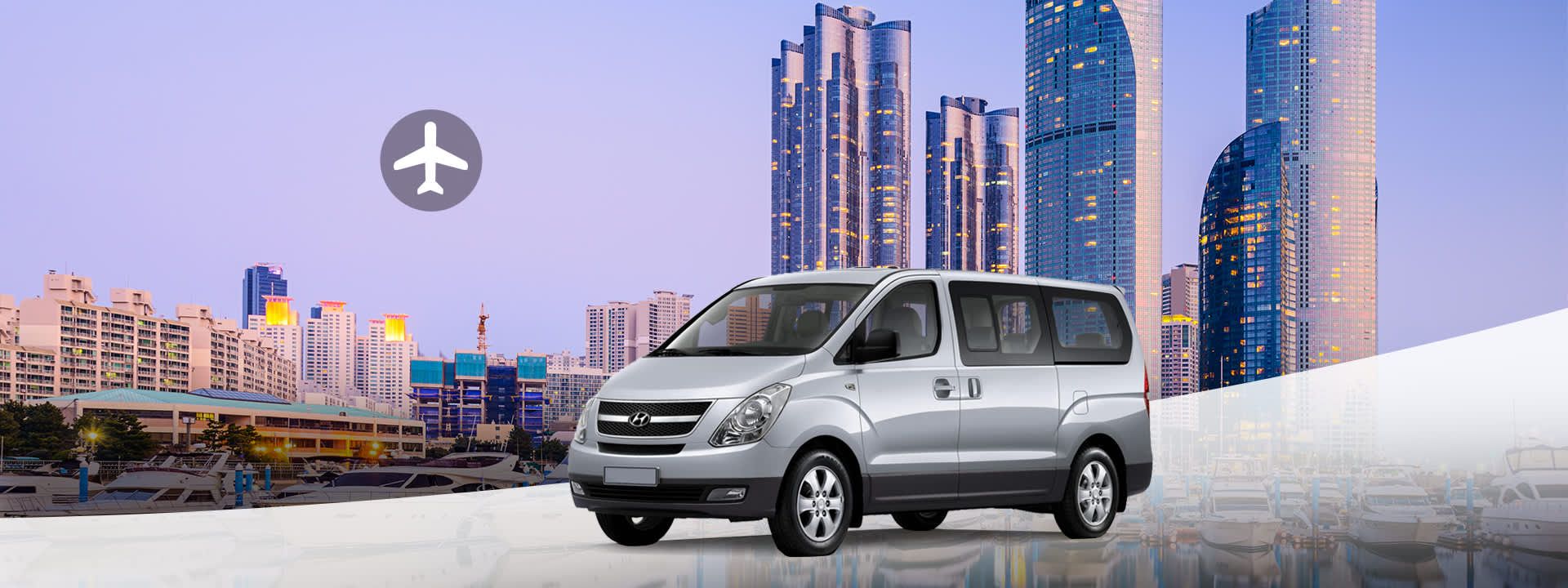 Private Gimhae Airport Transfers (PUS) for Busan