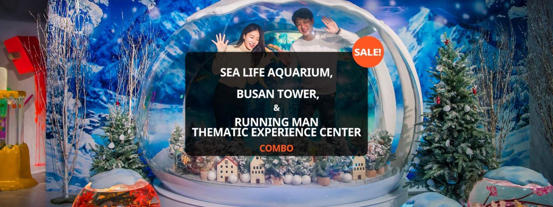 SEA Life Aquarium, Busan Tower, and Running Man Thematic Experience Center Combo Tickets in Busan